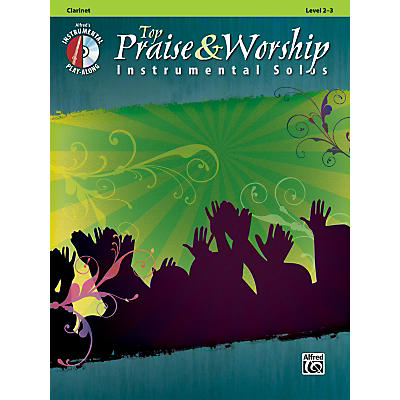 Alfred Top Praise & Worship Instrumental Solos - Clarinet, Level 2-3 (Book/CD)