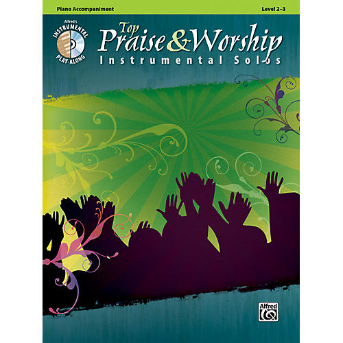 Top Praise & Worship Instrumental Solos - Piano Accompaniment, Level 2-3 (Book/CD)