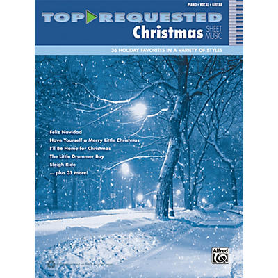 Alfred Top-Requested Christmas Sheet Music PVC Book