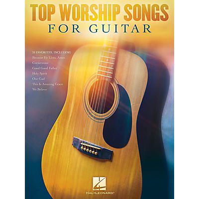 Hal Leonard Top Worship Songs for Guitar Guitar Collection Series Softcover Performed by Various