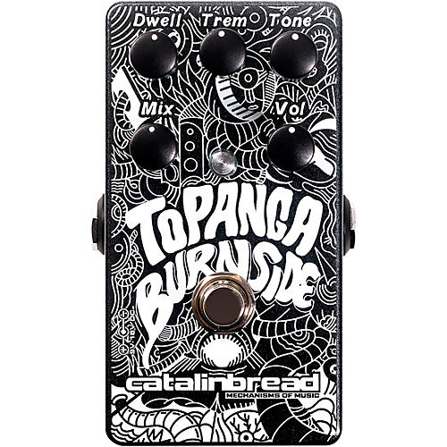 Catalinbread Topanga Burnside Spring Reverb With Tremolo Effects Pedal Condition 1 - Mint Black