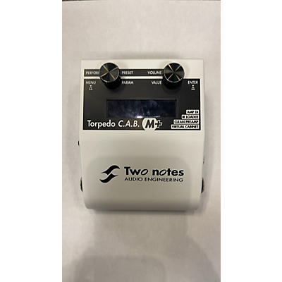 Two Notes Audio Engineering Torpedo C.A.B M+ Effect Pedal Package