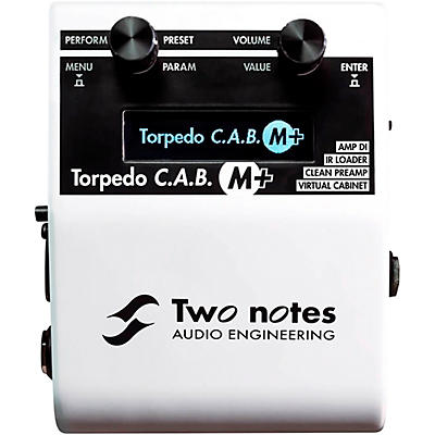 Two Notes Audio Engineering Torpedo C.A.B. M+ Speaker Simulator Effects Pedal