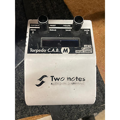 Two Notes AUDIO ENGINEERING Torpedo C.A.B. Simulator Effect Pedal