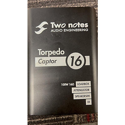 Two Notes AUDIO ENGINEERING Torpedo Captor 16 Attenuator/Loadbox/DI Power Attenuator