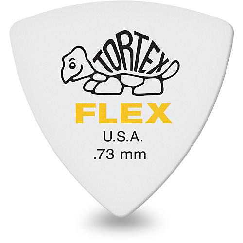 Dunlop Tortex Flex Triangle Guitar Picks .73 mm 6 Pack