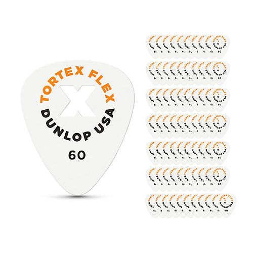 Dunlop Tortex Flex X Pick .60 mm 72 Pack