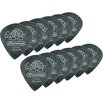 Dunlop Tortex Pitch Black Jazz Guitar Picks 1 Dozen