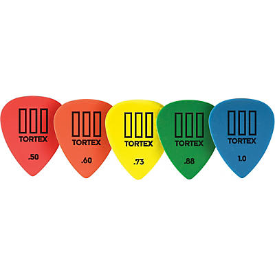 Dunlop Tortex T3 Sharp Tip Guitar Picks 12-Pack