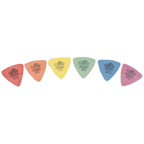 Dunlop Tortex Triangle Guitar Picks 6 Pack .88 mm