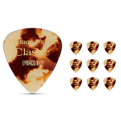 Pick Boy Tortoise-Shell Cellulose Vintage Guitar Picks