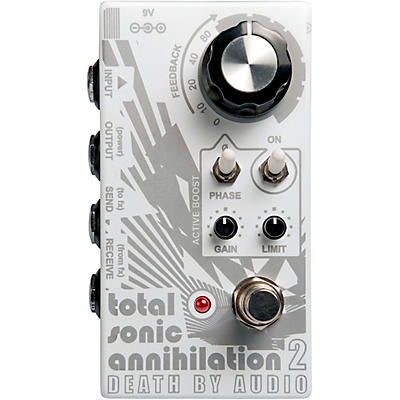 Death By Audio Total Sonic Annihilation 2 Forced Feedback Loop Noise Effects Pedal -