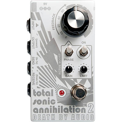 Death By Audio Total Sonic Annihilation 2 Forced Feedback Loop Noise Effects Pedal