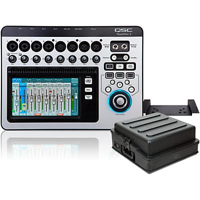 QSC TouchMix-8 Compact Digital Mixer With Rackmount Kit and Case