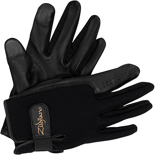 Zildjian Touchscreen Drummers Gloves Large Black