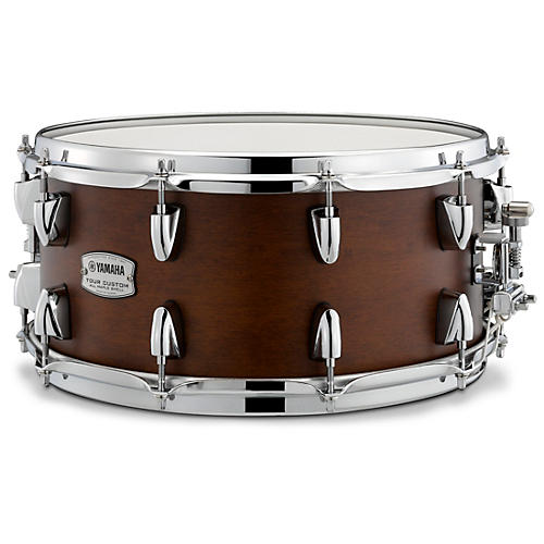 Yamaha Tour Custom Maple Snare Drum 14 x 6.5 in. Chocolate Satin