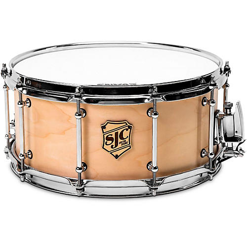 SJC Tour Series Snare Drum 14 x 6.5 in. Natural Satin