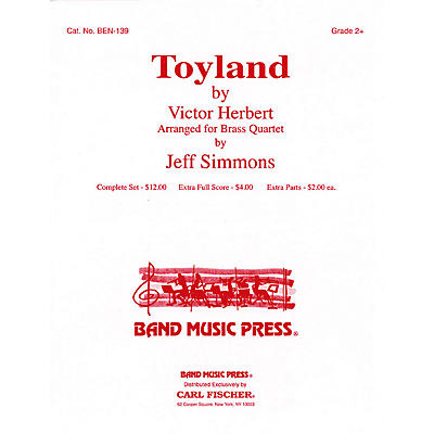 Band Music Press Toyland (for Brass Quartet) Concert Band Level 2 1/2 Arranged by Jeff Simmons