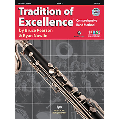 KJOS Tradition Of Excellence Book 1 for Bass Clarinet