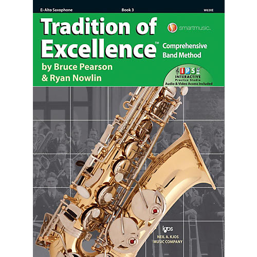 KJOS Tradition of Excellence Book 3 Alto sax