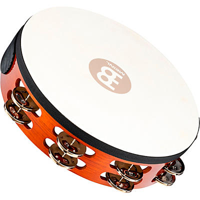 MEINL Traditional Goat-Skin Wood Tambourine Two Rows