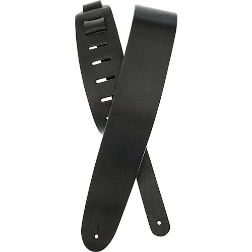 D'Addario Traditional Leather Guitar Strap Black
