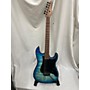 Used Schecter Guitar Research Traditional Pro Solid Body Electric Guitar Transparent Blue