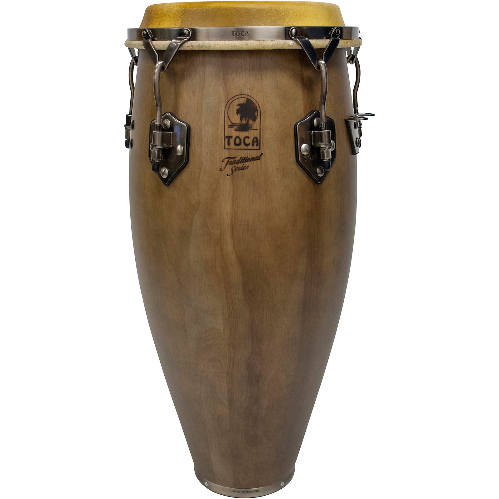 Toca Traditional Series Wood Congas 11 in. Dark Walnut Musician's Friend
