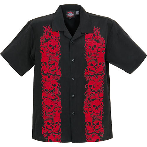 Trails Red Flames Woven Shirt