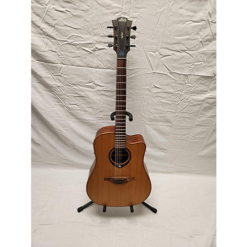 Lag Guitars Tramontane Acoustic Electric Guitar Natural