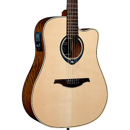 Lag Guitars Tramontane HyVibe THV20DCE Dreadnought Acoustic-Electric Smart Guitar Condition 1 - Mint Natural