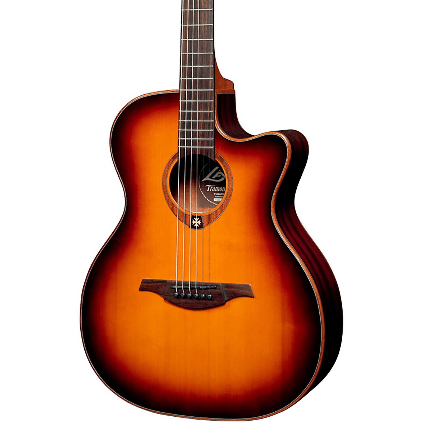 Lag Guitars Tramontane T100ACE Auditorium Cutaway AcousticElectric