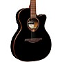 Lag Guitars Tramontane T118ASCE-BLK Auditorium Slim Cutaway Acoustic-Electric Guitar Black