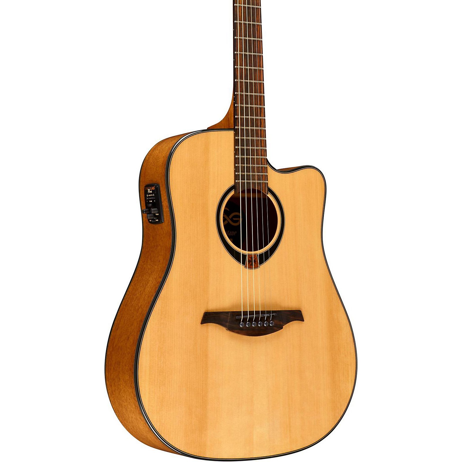 Lag Guitars Tramontane T80DCE Dreadnought Cutaway AcousticElectric