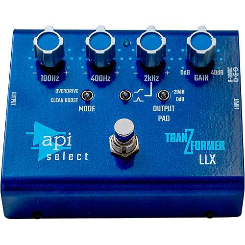 API TranZformer LLX Bass EQ/Boost Effects Pedal Condition 2 - Blemished Blue 197881377403