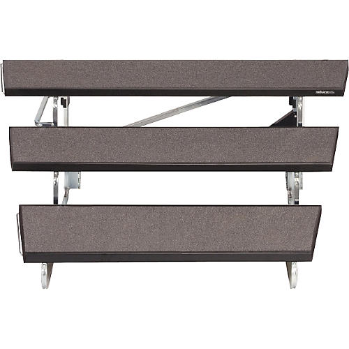 Midwest Folding Products TransFold Choral Risers Condition 1 - Mint 48 in. Wide, 3 Levels