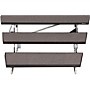 Open-Box Midwest Folding Products TransFold Choral Risers Condition 1 - Mint 48 in. Wide, 3 Levels