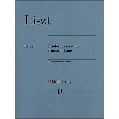 G. Henle Verlag Transcendental Studies By Liszt