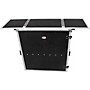 Open-Box ProX Transformer Series Fold Away DJ Performance Desk Facade Black/Black with Wheels Condition 1 - Mint