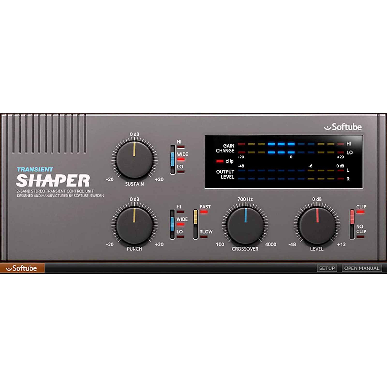 Softube transient shaper обзор