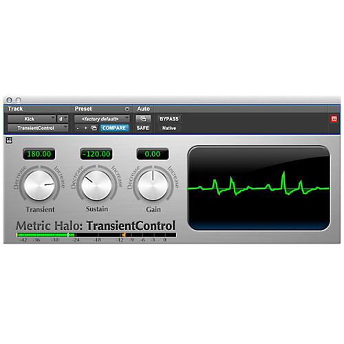 METRIC HALO TransientControl for Pro Tools AAX Software Download