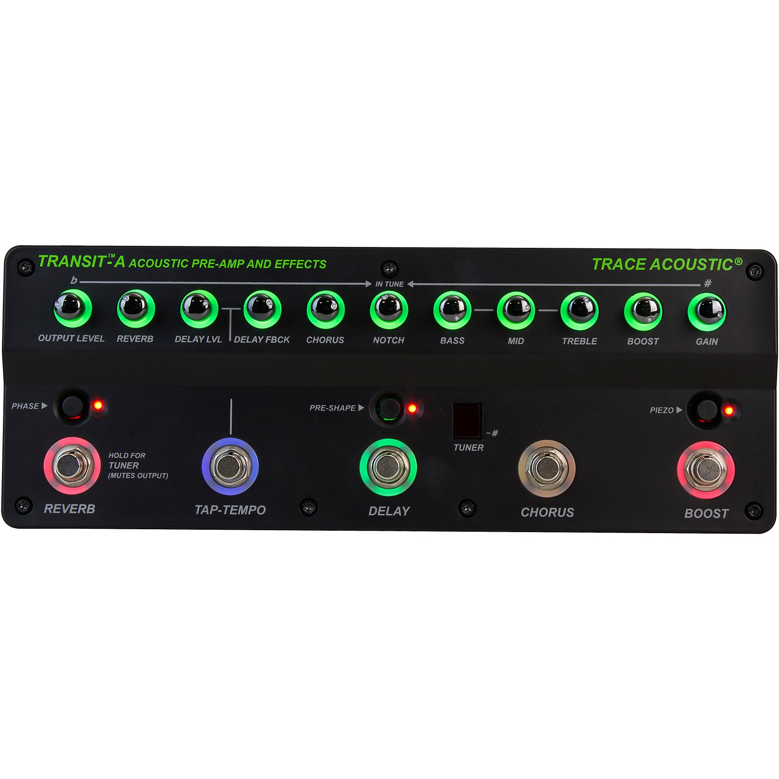 Trace Elliot Transit A Acoustic Guitar Preamp and Effects Pedal Musician's Friend