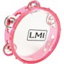 LMI Transparent Tambourine with Head Pink 15CM