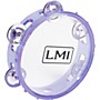 LMI Transparent Tambourine with Head Purple 15CM