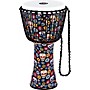 MEINL Travel Series Djembe with Synthetic Head in Day of the Dead Finish 12 in. Day of the Dead