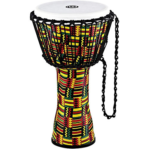MEINL Travel Series Rope Tuned Djembe with Synthetic Head in Simbra Finish 10 in.