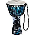 MEINL Travel Series Rope-Tuned Synthetic Djembe 12 in. Galactic Blue Tie Dye10 in. Galactic Blue Tie Dye