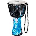 MEINL Travel Series Rope-Tuned Synthetic Djembe 10 in. Galactic Blue Tie Dye12 in. Galactic Blue Tie Dye