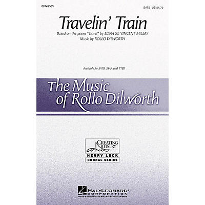 Hal Leonard Travelin' Train SATB composed by Rollo Dilworth