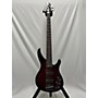 Used Yamaha Trbx605fm Electric Bass Guitar Crimson Red Burst